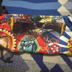 Dolce & Gabbana Multicolor Patterned Sunglasses